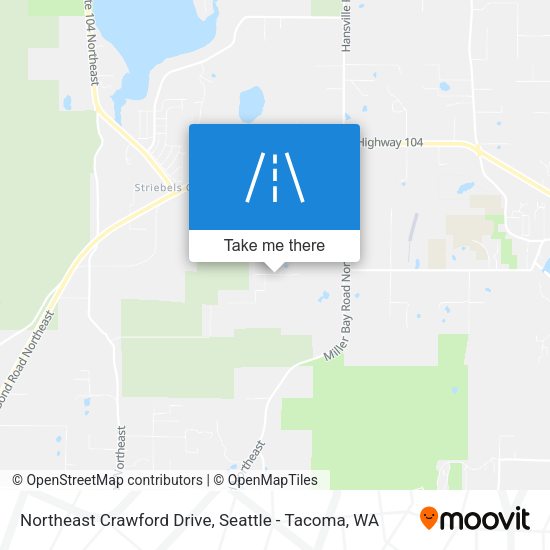 Northeast Crawford Drive map