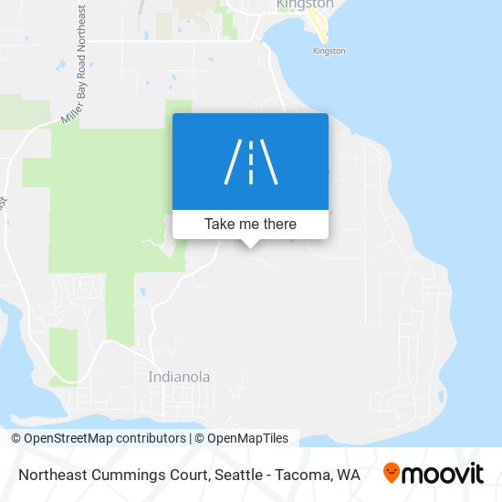 Northeast Cummings Court map