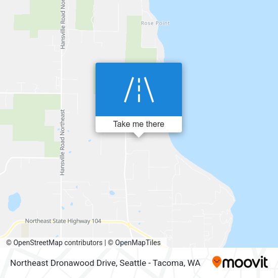 Northeast Dronawood Drive map