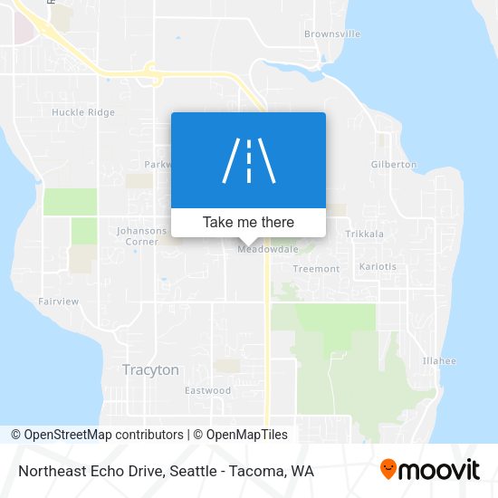 Northeast Echo Drive map