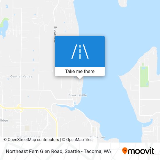 Mapa de Northeast Fern Glen Road