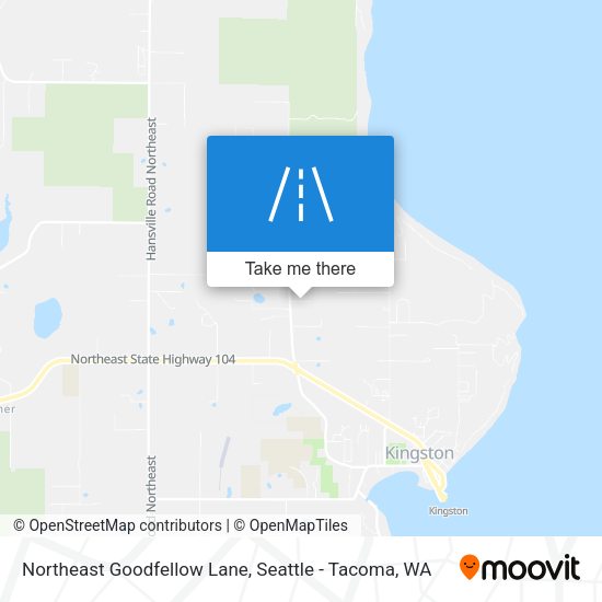 Northeast Goodfellow Lane map