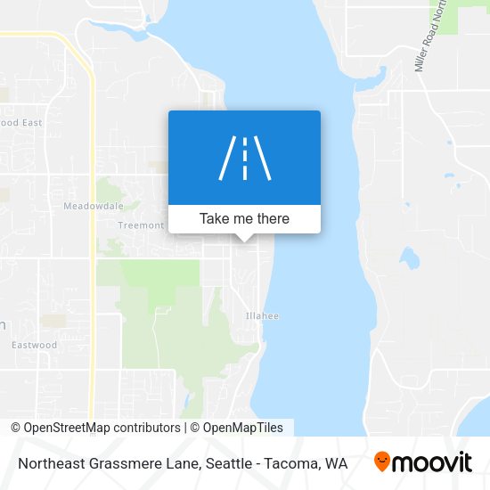 Northeast Grassmere Lane map