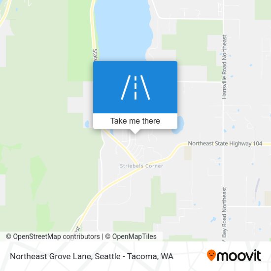 Northeast Grove Lane map
