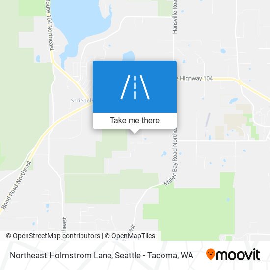 Mapa de Northeast Holmstrom Lane