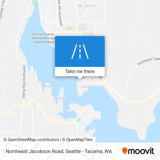 Mapa de Northeast Jacobson Road