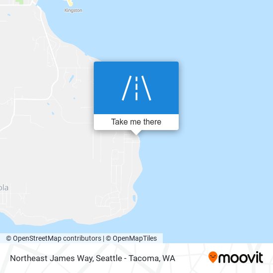 Northeast James Way map