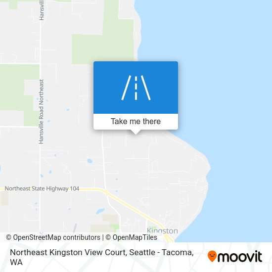Northeast Kingston View Court map