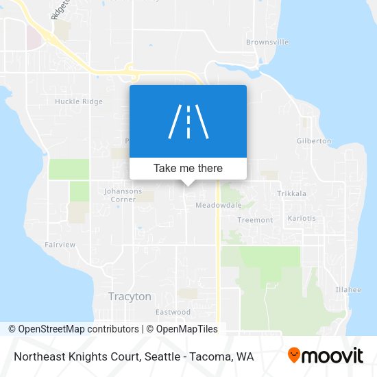 Mapa de Northeast Knights Court