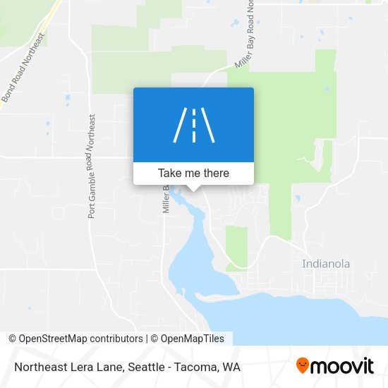 Northeast Lera Lane map