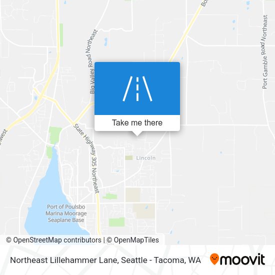 Mapa de Northeast Lillehammer Lane