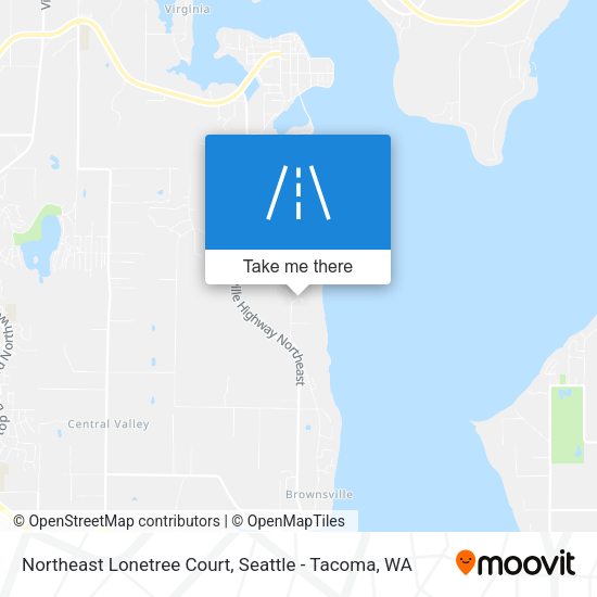 Northeast Lonetree Court map