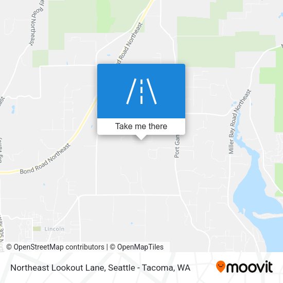 Mapa de Northeast Lookout Lane