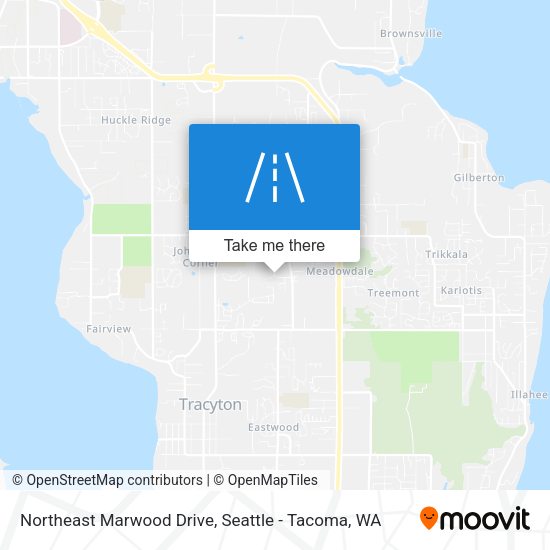 Mapa de Northeast Marwood Drive