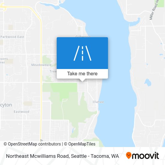 Northeast Mcwilliams Road map