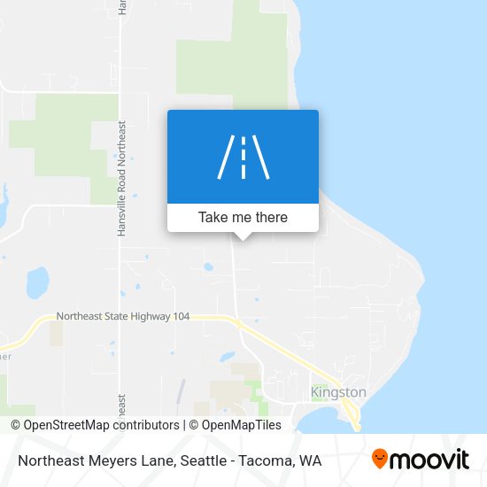 Northeast Meyers Lane map