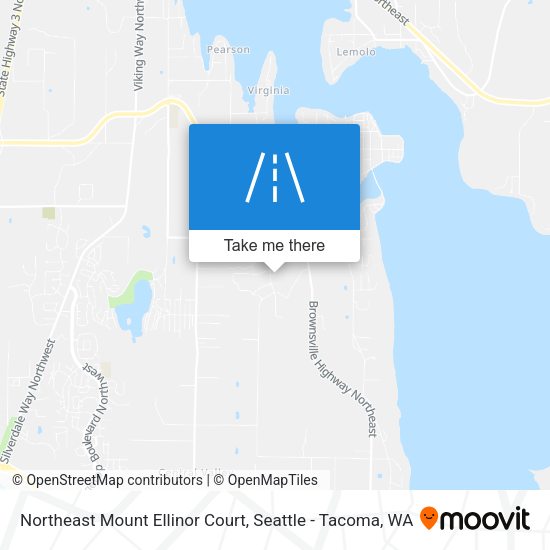 Northeast Mount Ellinor Court map