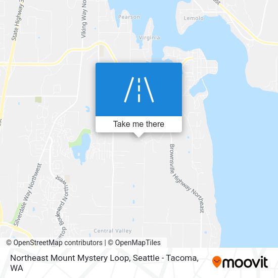 Mapa de Northeast Mount Mystery Loop
