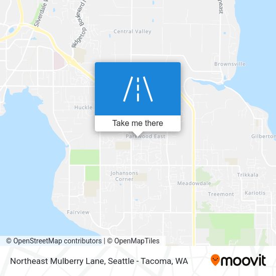 Northeast Mulberry Lane map