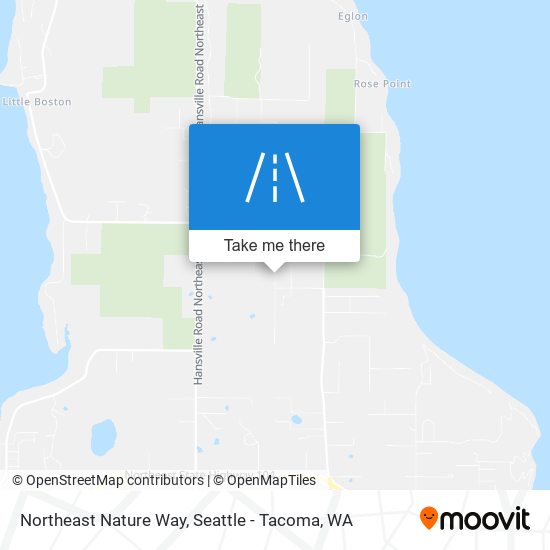 Northeast Nature Way map