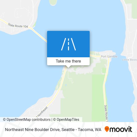 Mapa de Northeast Nine Boulder Drive