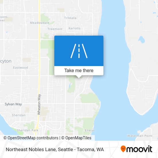 Northeast Nobles Lane map