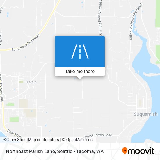 Northeast Parish Lane map