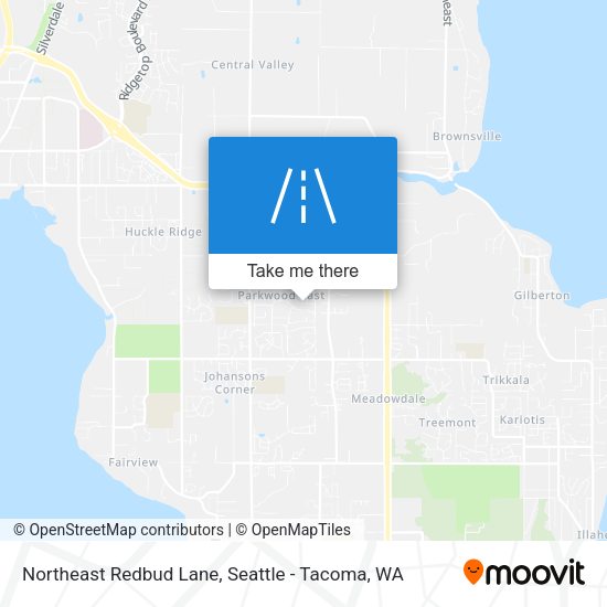 Northeast Redbud Lane map