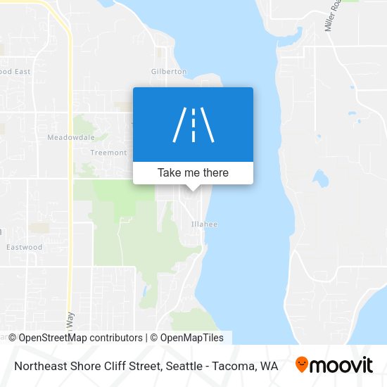 Mapa de Northeast Shore Cliff Street