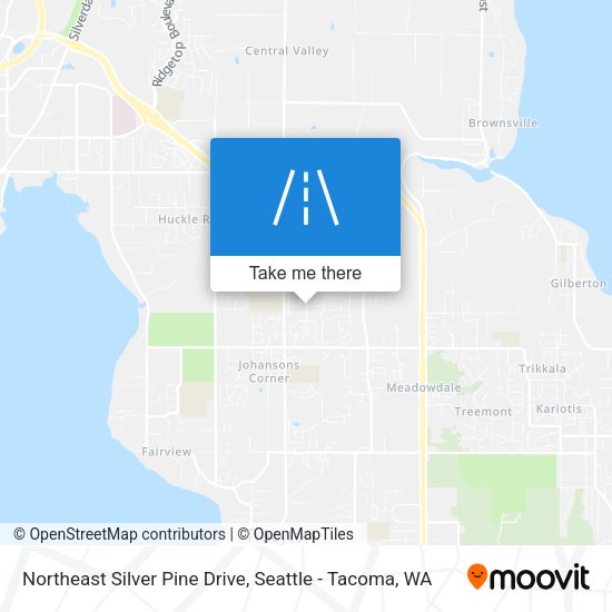 Mapa de Northeast Silver Pine Drive