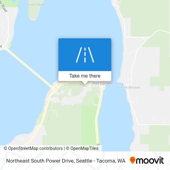 Northeast South Power Drive map