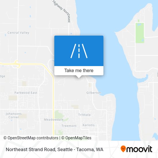 Northeast Strand Road map