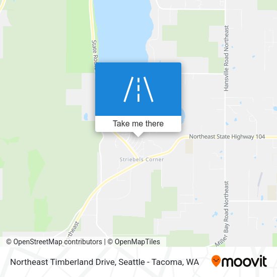 Mapa de Northeast Timberland Drive