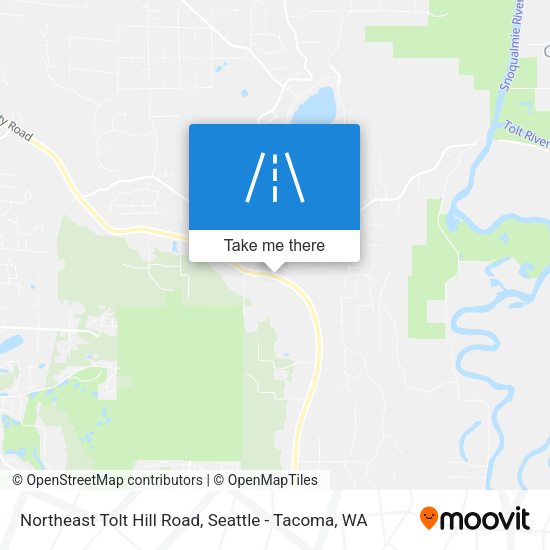 Mapa de Northeast Tolt Hill Road