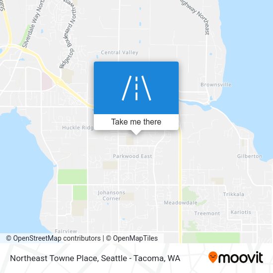 Northeast Towne Place map