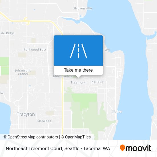 Mapa de Northeast Treemont Court