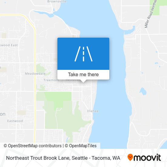 Mapa de Northeast Trout Brook Lane
