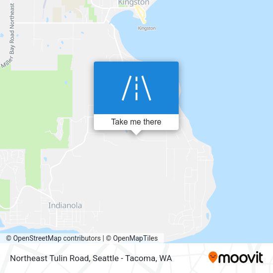 Northeast Tulin Road map