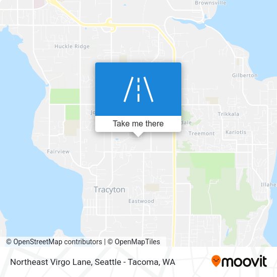 Northeast Virgo Lane map