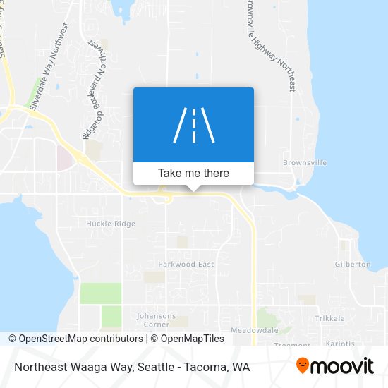 Northeast Waaga Way map