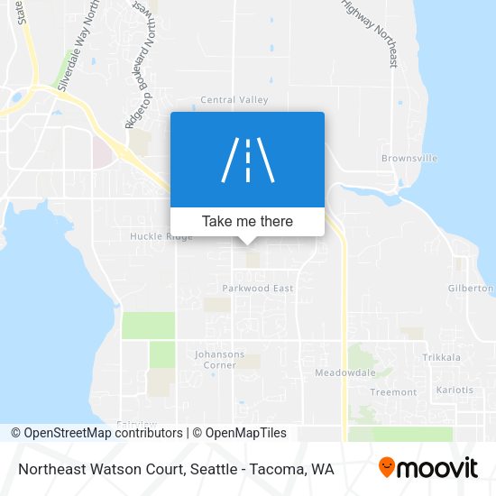 Northeast Watson Court map
