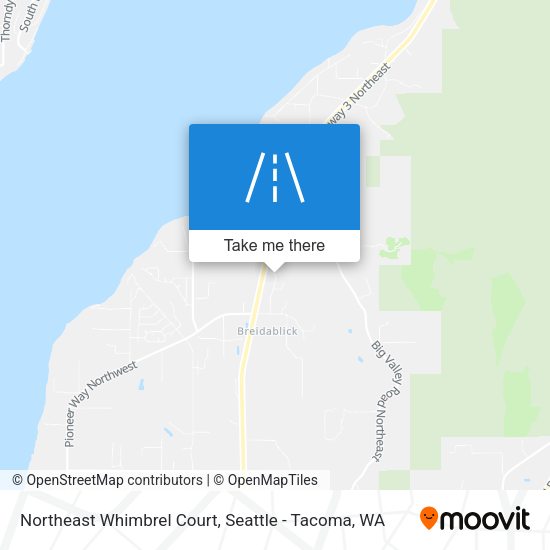 Northeast Whimbrel Court map