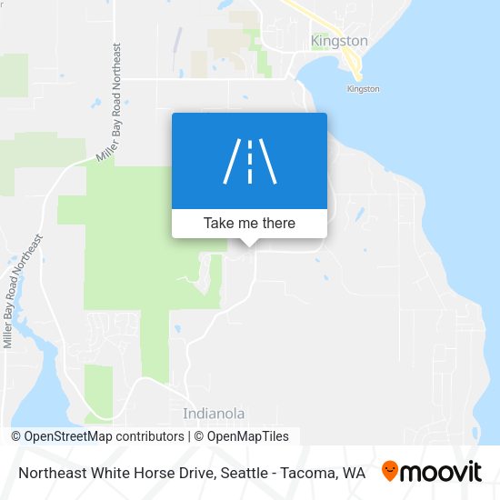 Northeast White Horse Drive map