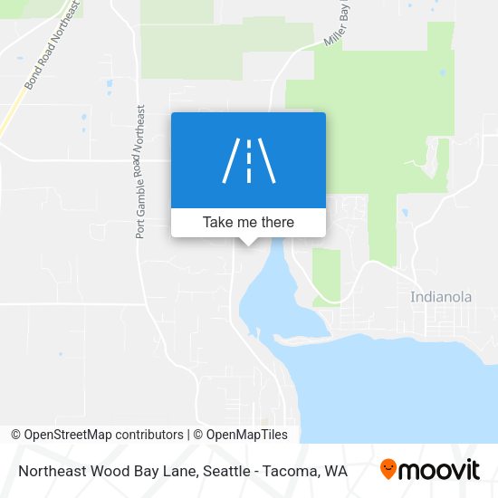 Mapa de Northeast Wood Bay Lane