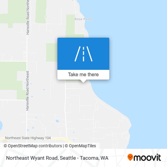 Northeast Wyant Road map