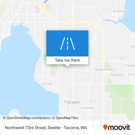 Mapa de Northwest 73rd Street