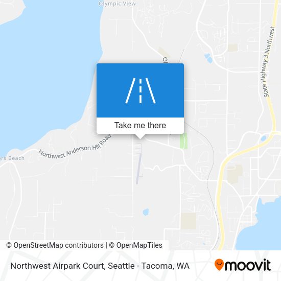 Mapa de Northwest Airpark Court
