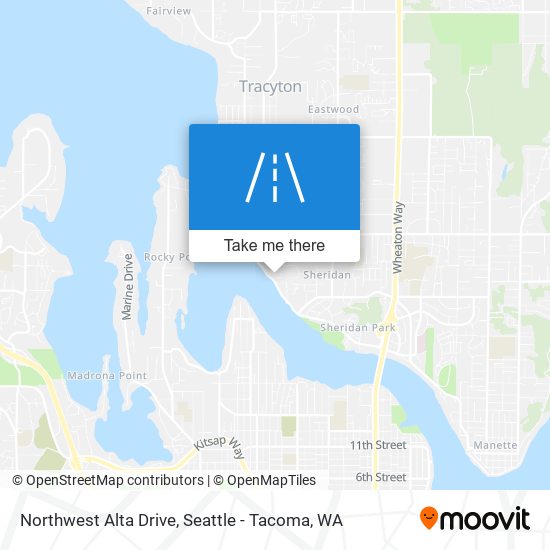 Mapa de Northwest Alta Drive