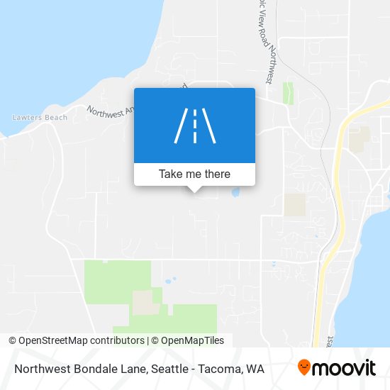 Mapa de Northwest Bondale Lane