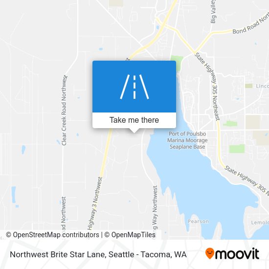 Mapa de Northwest Brite Star Lane